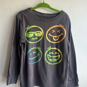 Copper Denim smiley faces smiles Emoji Tee 4